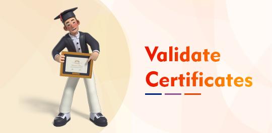 Certificate validation - Home
